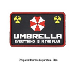 PVC patch Umbrella Corporation - Plan