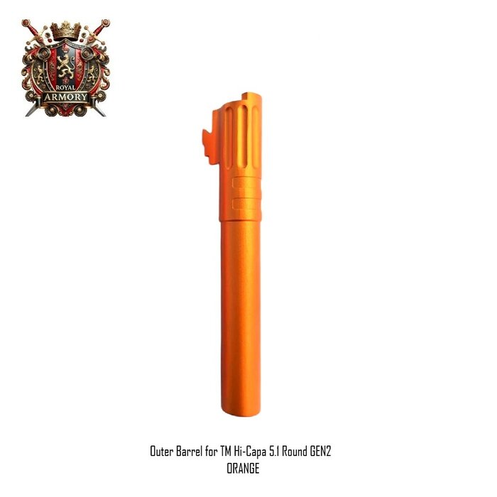 Royal Armory Outer Barrel for TM Hi-Capa 5.1 Round GEN2