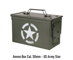 Fosco Industries Ammo Box Cal. 50mm - US Army Star
