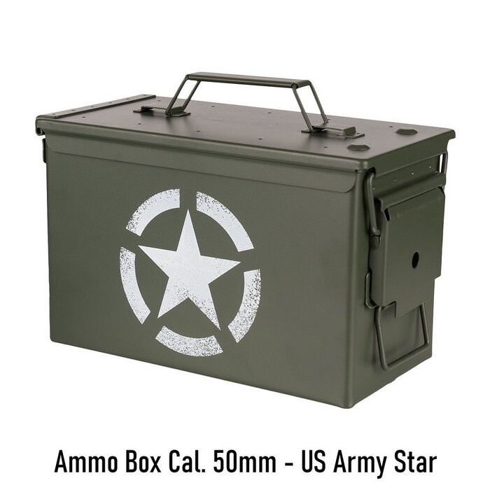 Fosco Industries Ammo Box Cal. 50mm - US Army Star