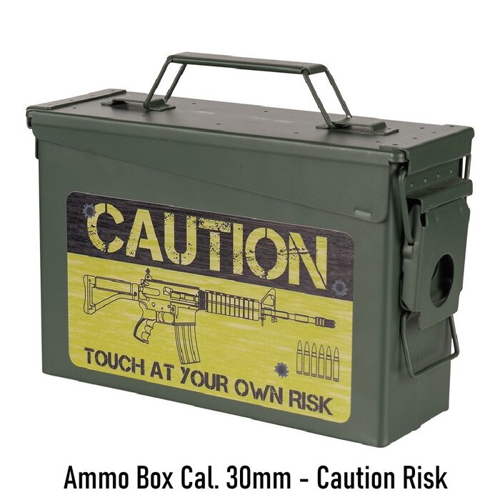 Fosco Industries Ammo Box Cal. 30mm - Caution Risk