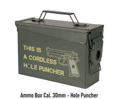Fosco Industries Ammo Box Cal. 30mm - Hole Puncher