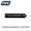 ASG Ventilated universal Silencer - 12mm Thread