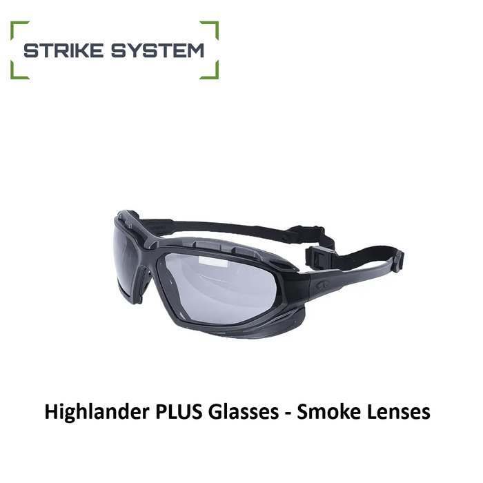 Strike System Highlander Plus+ Glasses - Smoke Lenses