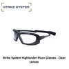 Strike System Strike System Highlander Plus+ Glasses - Clear Lenses