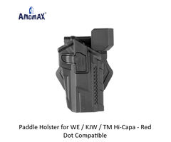 Amomax Paddle Holster for WE / KJW / TM Hi-Capa - Red Dot Compatible