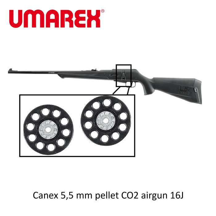 UMAREX Canex 5,5 mm pellet CO2 airgun 16J