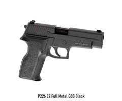 WE (Wei Tech) P226 E2 Full Metal GBB Black