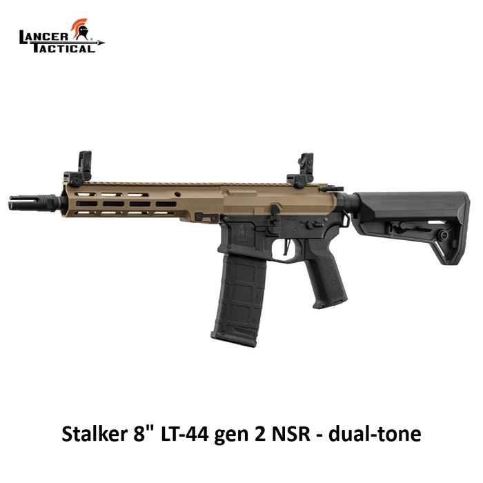 Lancer Tactical Stalker 8" LT-44 gen 2 NSR - dual-tone