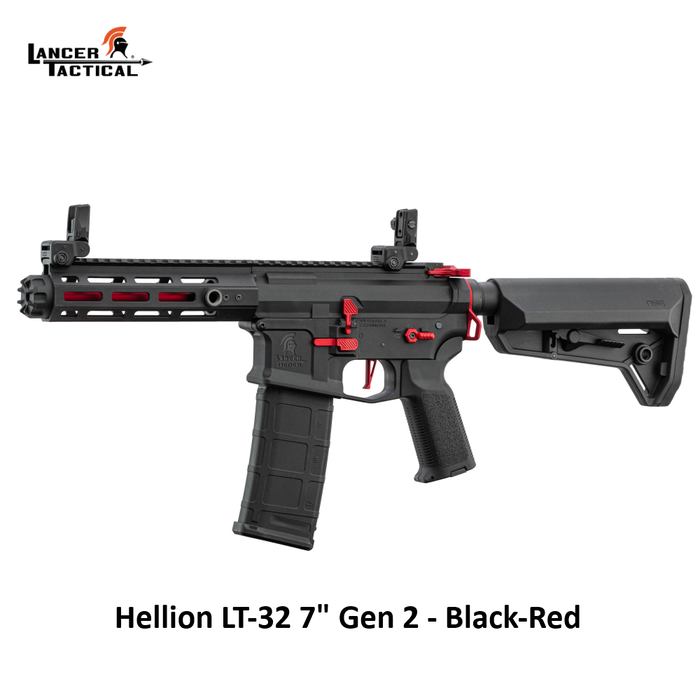 Lancer Tactical Hellion LT-32 7" Gen 2 - Black-Red