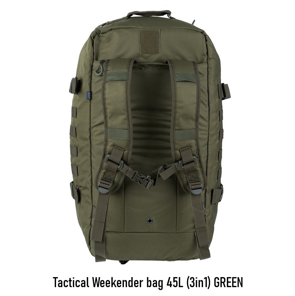 Tactical Weekender bag 45L (3in1) GREEN