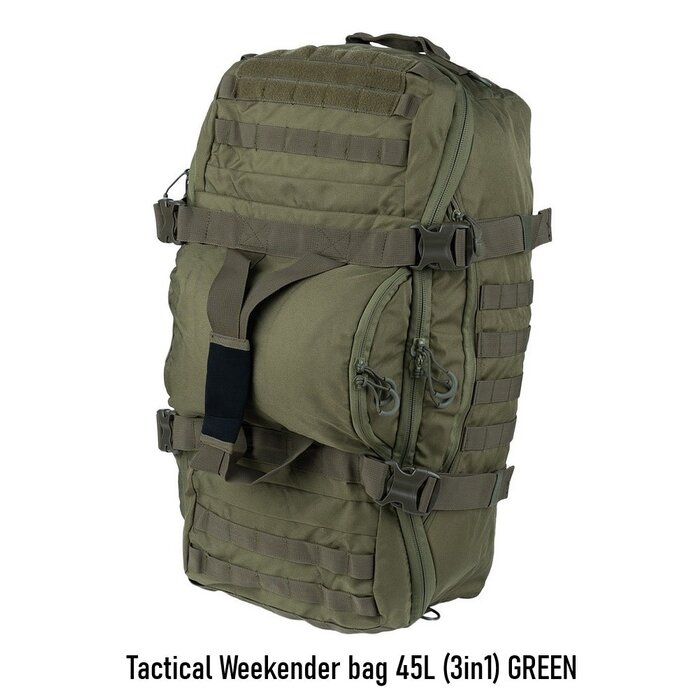 Tactical Weekender bag 45L (3in1) GREEN