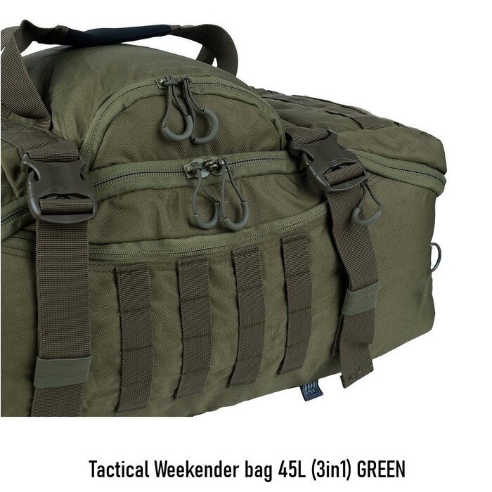 Tactical Weekender bag 45L (3in1) GREEN