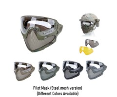 WOSPORT Pilot Mask (Steel mesh version)
