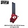 ANGLED ALU GLOCK / AAP-01 HPA M4 Skeleton with Magazine (RED)
