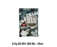 BLS 0.45g BIO BB's 1000 BBs - White