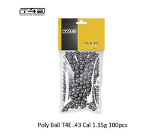 T4E Poly Ball T4E .43 Cal 1.15g 100pcs