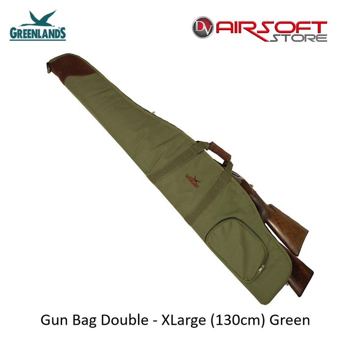Greenlands Gun Bag Double - XLarge (130cm) Green