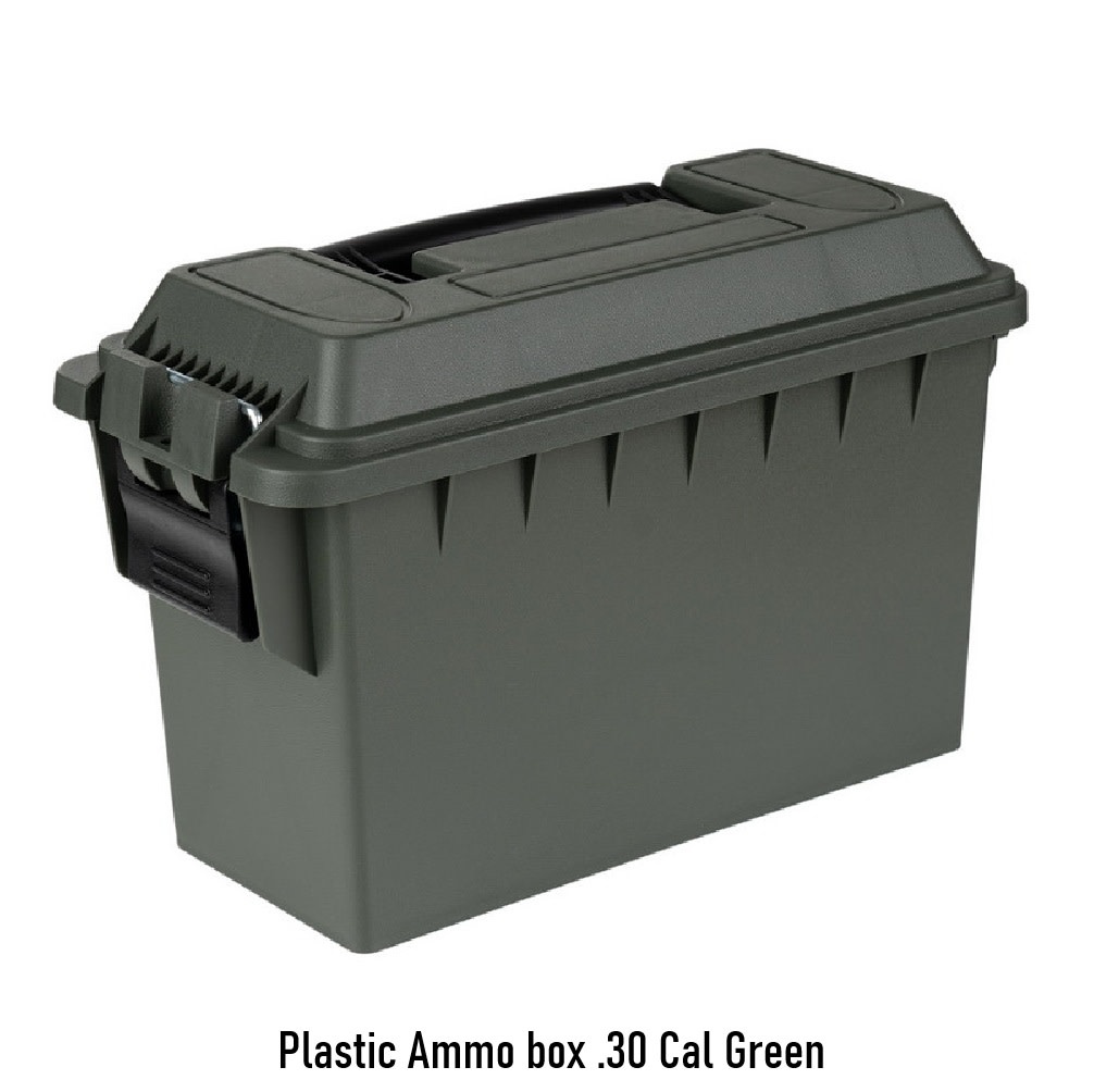 Fosco Industries Plastic Ammo box .30 Cal Green