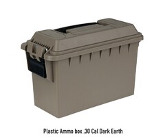Fosco Industries Plastic Ammo box .30 Cal Dark Earth