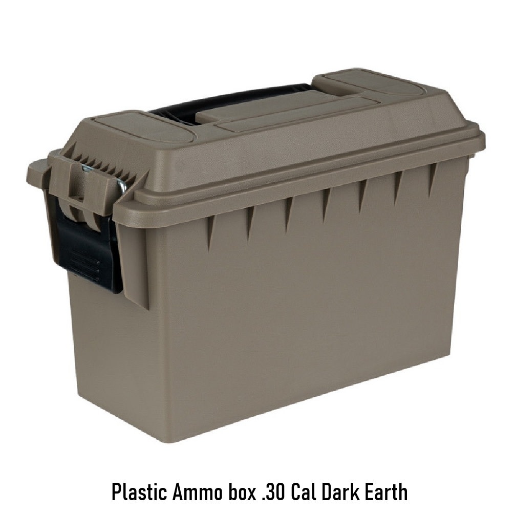 Fosco Industries Plastic Ammo box .30 Cal Dark Earth