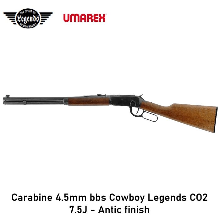 UMAREX Carabine 4.5mm bbs Cowboy Legends CO2 7.5J - Antic finish