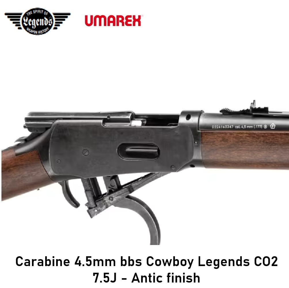 UMAREX Carabine 4.5mm bbs Cowboy Legends CO2 7.5J - Antic finish