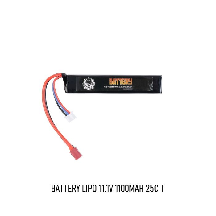 Duel Code BATTERY LIPO 11.1V 1100MAH 25C T
