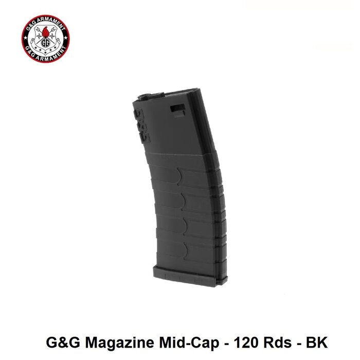 G&G G&G Magazine Mid-Cap - 120 Rds - BK