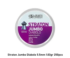 JSB Straton Jumbo Diabolo 5.5mm 1.03gr 250pcs