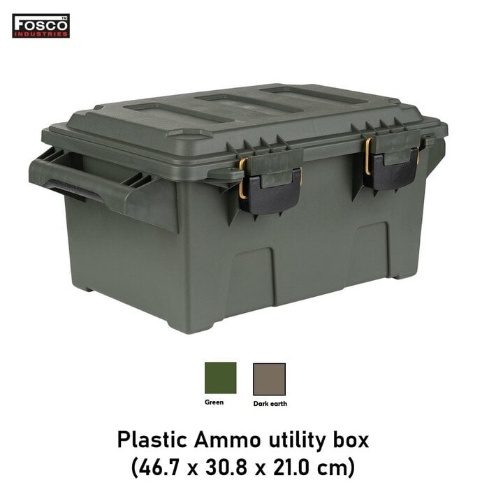 Fosco Industries Plastic Ammo utility box