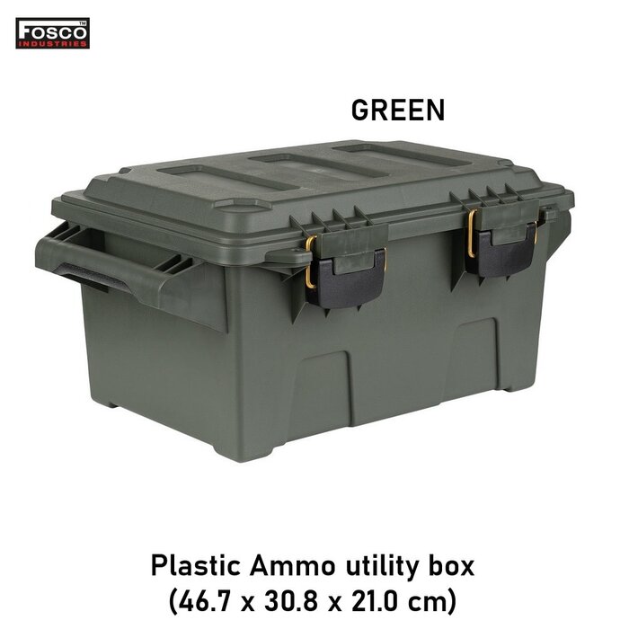 Fosco Industries Plastic Ammo utility box