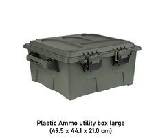 Fosco Industries Plastic Ammo utility box large