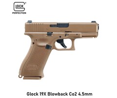 Glock Glock 19X Blowback Co2 4.5mm