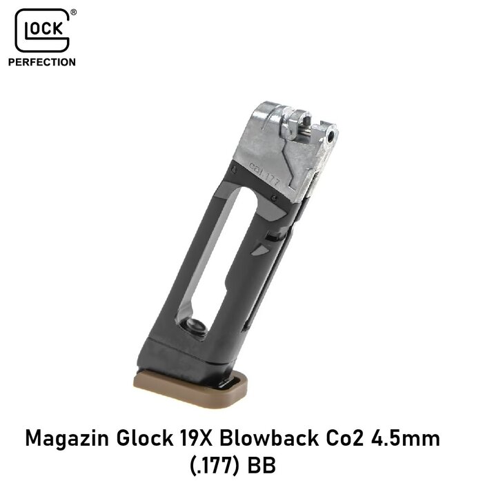 Glock Magazin Glock 19X Blowback Co2 4.5mm (.177) BB