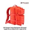 US Cooper large Backpack (Orange)