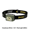 SPERAS Headlamp White + UV + Red Light 600lm