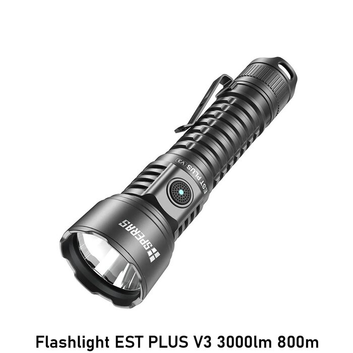 SPERAS Flashlight EST PLUS V3 3000lm 800m