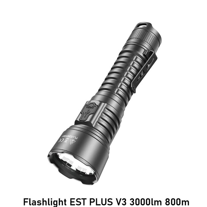 SPERAS Flashlight EST PLUS V3 3000lm 800m