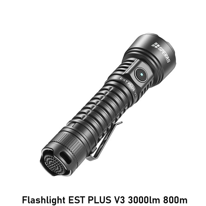 SPERAS Flashlight EST PLUS V3 3000lm 800m