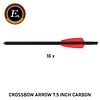 EK-Archery CROSSBOW ARROW 7.5 INCH CARBON (10 pieces)