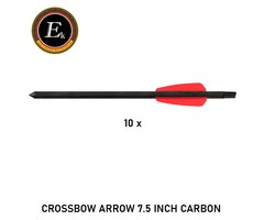 EK-Archery CROSSBOW ARROW 7.5 INCH CARBON (10 pieces)