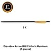 EK-Archery Crossbow ArrowJAG II 16 Inch Aluminum (5 pieces)