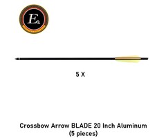 EK-Archery Crossbow Arrow BLADE 20 Inch Aluminum (5 pieces)
