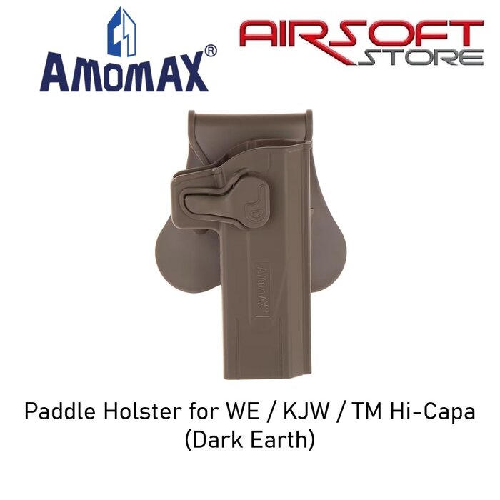 Amomax Paddle Holster for WE / KJW / TM Hi-Capa (Dark Earth)