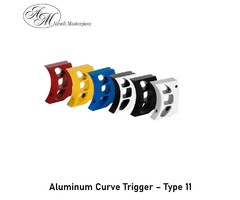 Airsoft Masterpiece Aluminum Curve Trigger – Type 11