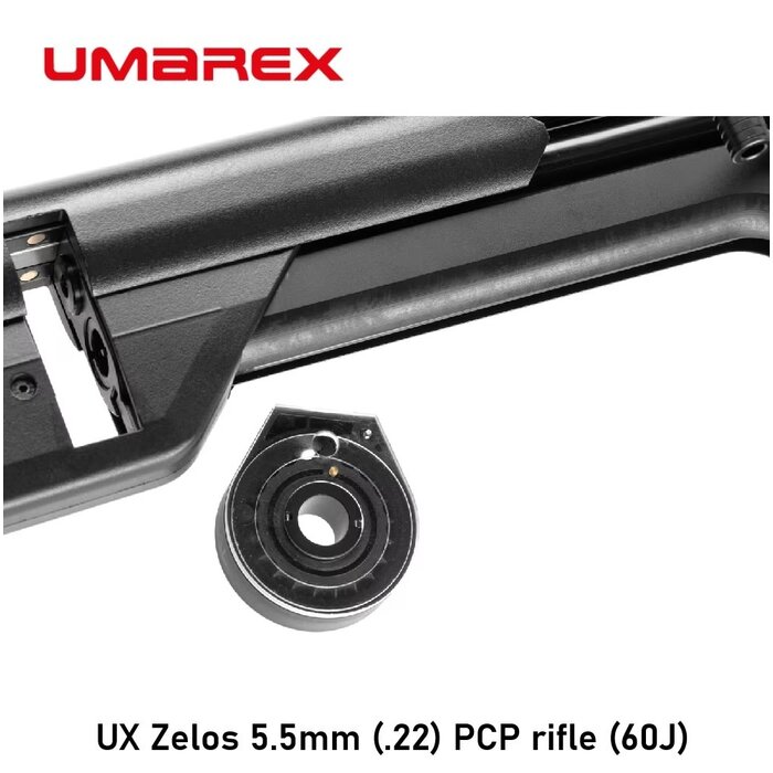 UMAREX UX Zelos 5.5mm (.22) PCP rifle (60J)