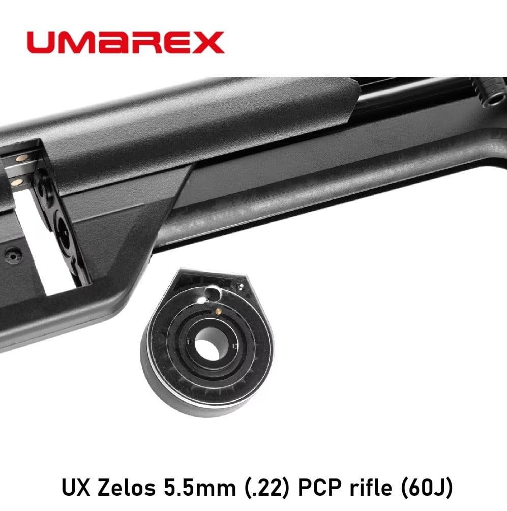 UMAREX UX Zelos 5.5mm (.22) PCP rifle (60J)