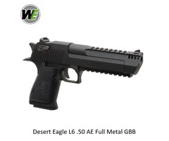 WE (Wei Tech) Desert Eagle L6 .50 AE Full Metal GBB