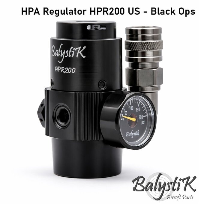 Balystik HPA Regulator HPR200 US - Black Ops